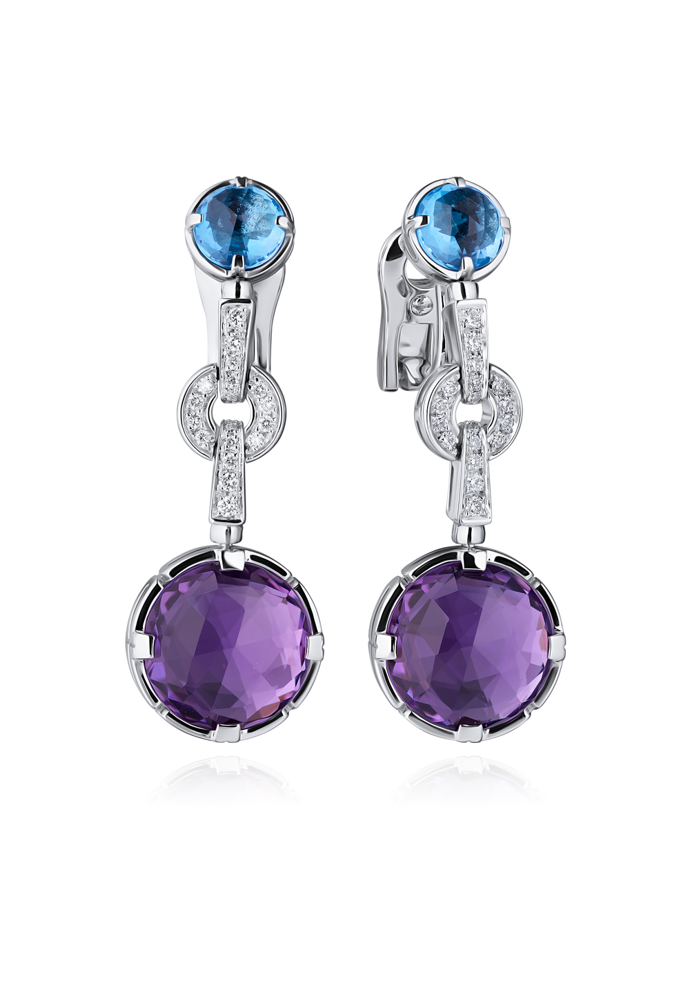 Серьги Bvlgari Parentesi Cocktail Diamond Earrings(1334) №2