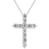 Крест Ralfdiamonds Medium из белого золота с бриллиантами 1,43 ct(1358) №1
