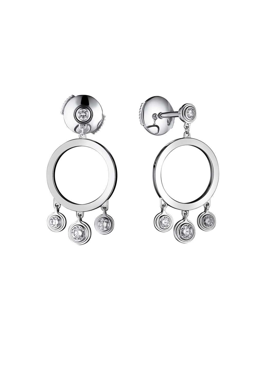 Серьги Cartier Diamants Legers Earrings B8043700(1336) №2