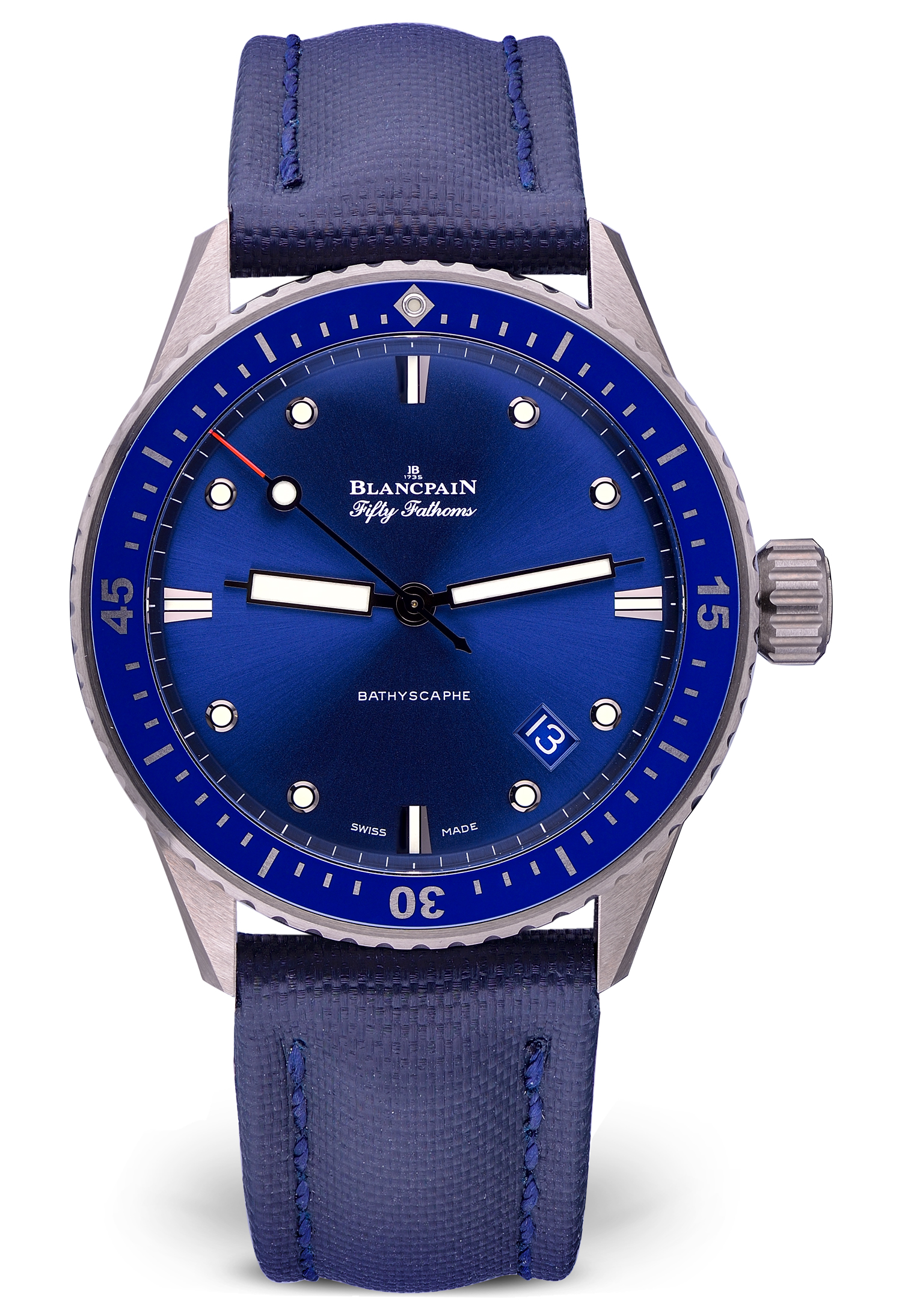 Швейцарские часы Blancpain Fifty Fathoms Bathyscaphe(1138) №3