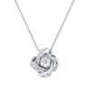 Подвеска Boucheron Pivoine White Gold Diamonds Pendant(1268) №1