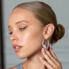 Серьги Chaumet hoop earrings in white gold and diamonds(1338) №3