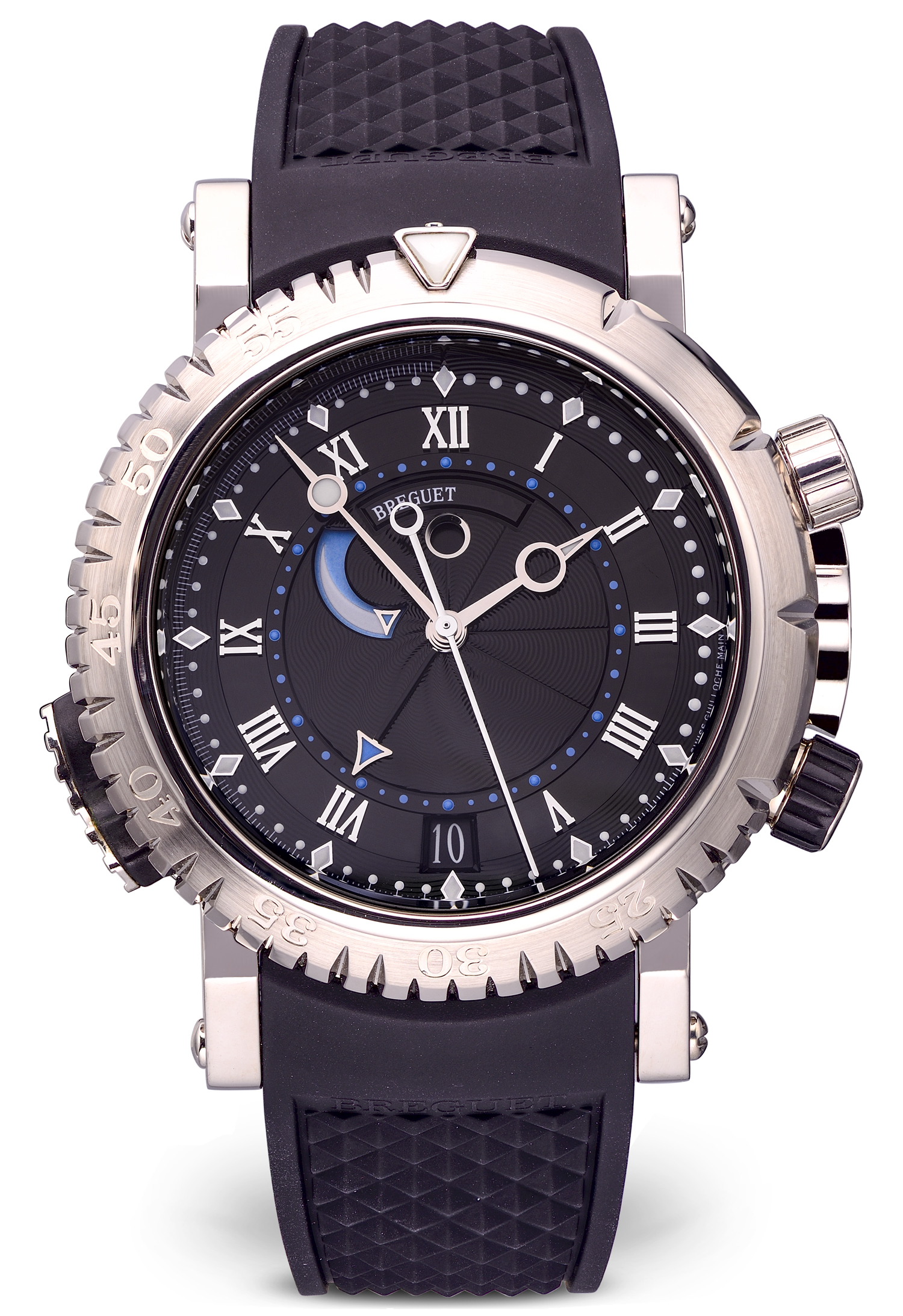 Швейцарские часы Breguet Marine Royale Alarm White Gold 5847BB/92/5ZV(1440) №3