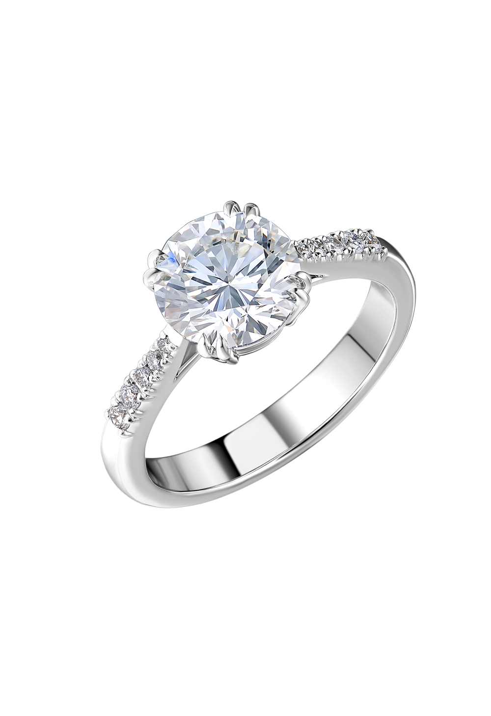 Кольцо No name с бриллиантом 2.01 ct F/VVS2(1489) №2