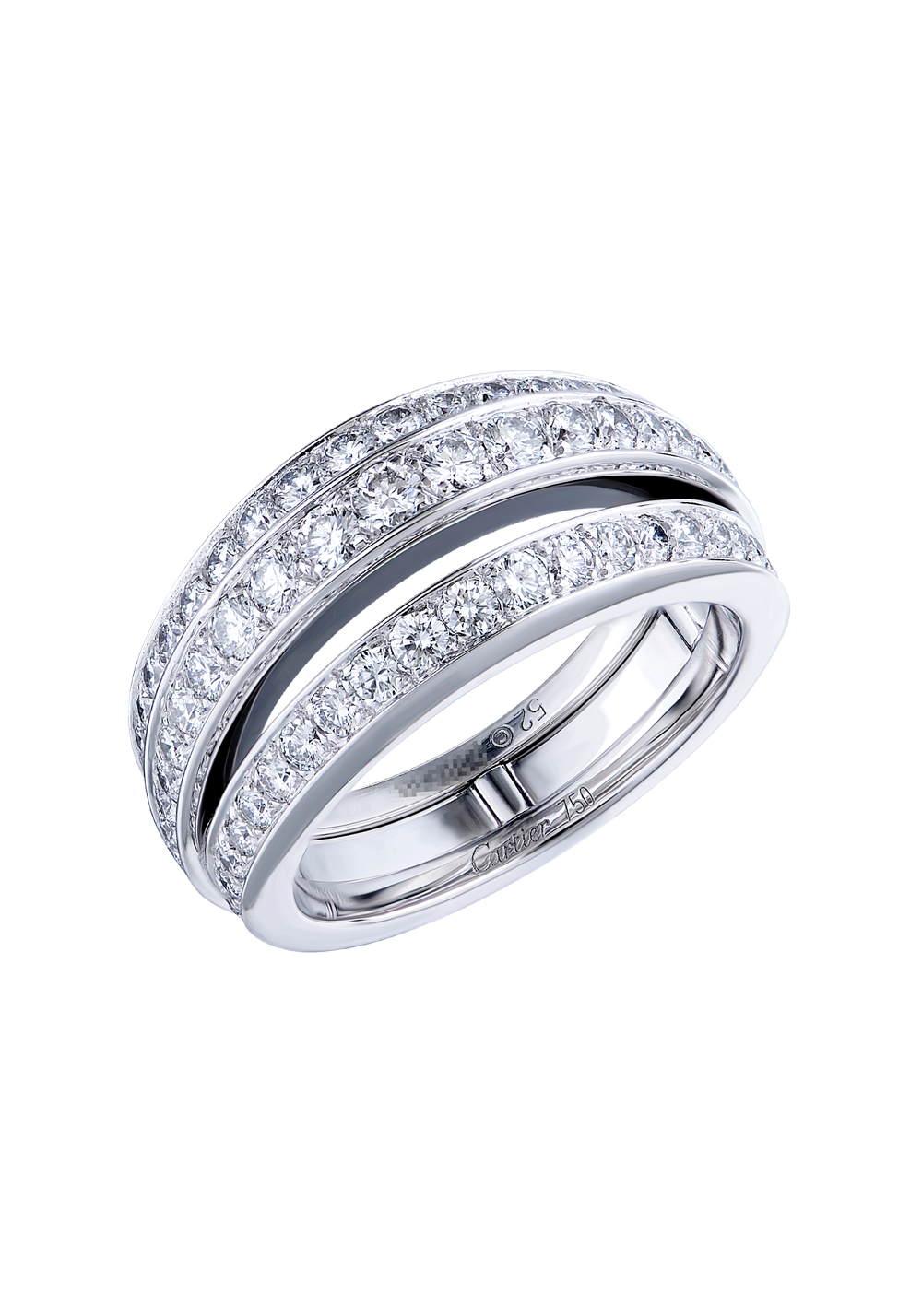 Кольцо Cartier WG Diamonds N4205452(4142) №2