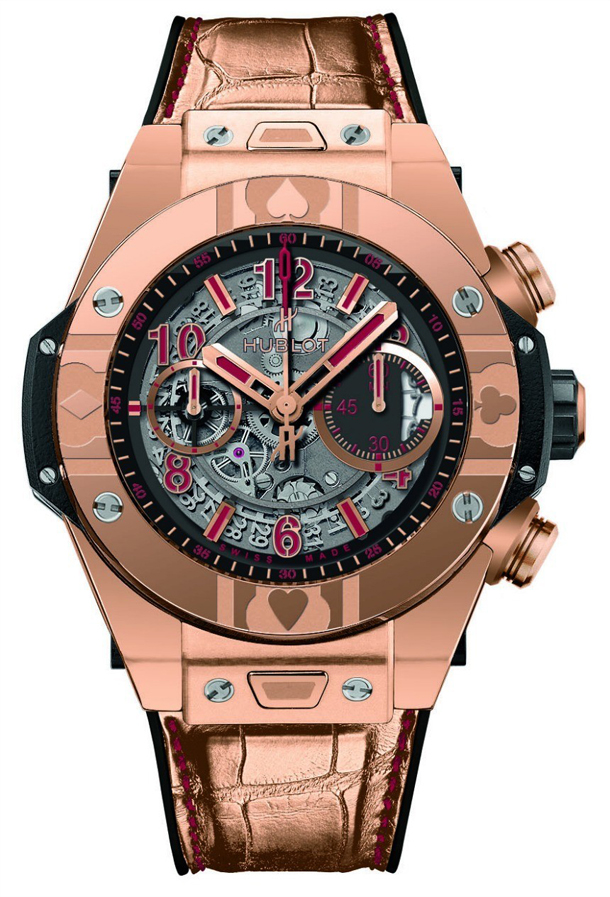 Швейцарские часы Hublot Big Bang Unico 45 mm World Poker Tour 411.OX.1180.LR.WPT15(5387) №3