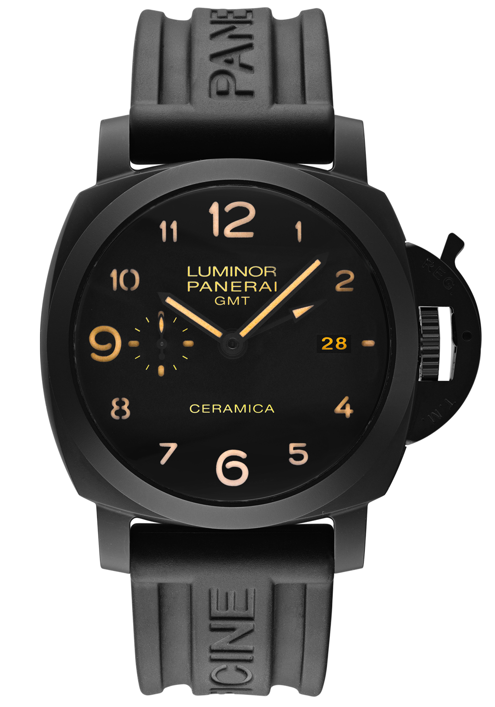 Швейцарские часы Panerai Luminor 1950 3 Days GMT Automatic Ceramica PAM00441(5974) №3
