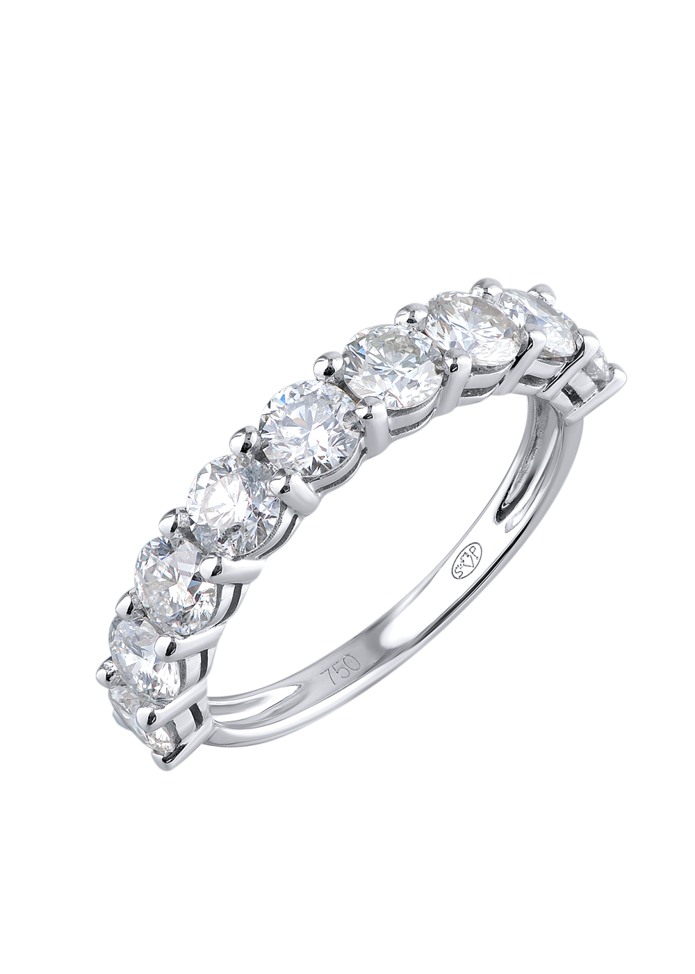 Кольцо No name с бриллиантами 1,81ct H-I/SI2-I2(6285) №3