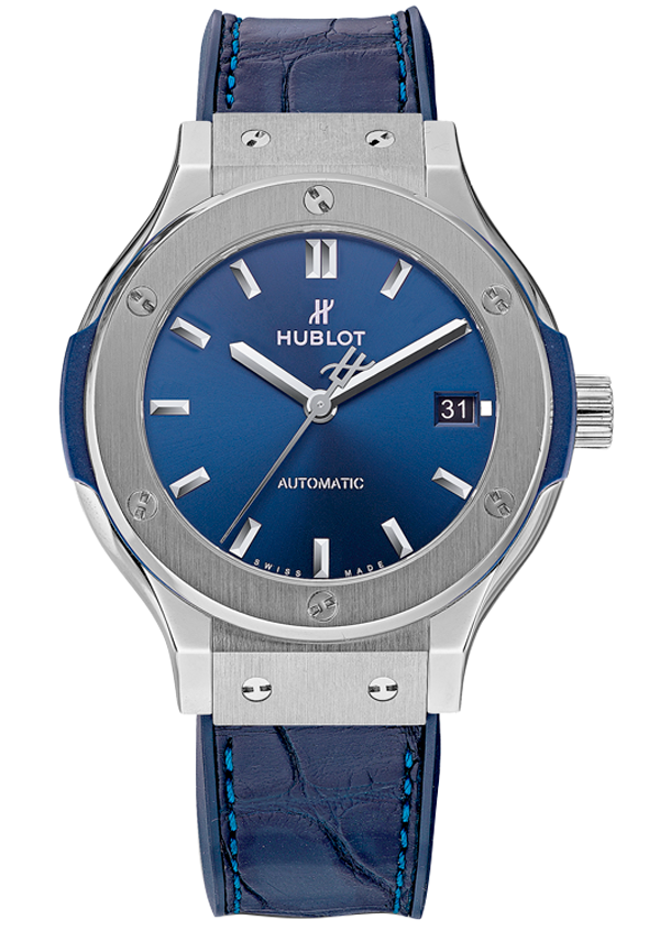 Швейцарские часы Hublot Classic Fusion Blue Titanium 38 mm 565.NX.7170.LR(6380) №2