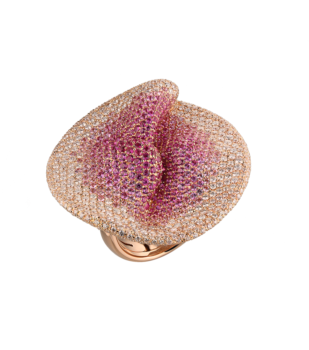 Кольцо Palmiero Jewellery Design Palmiero Drapes AN7208RDEGP(18555) №2