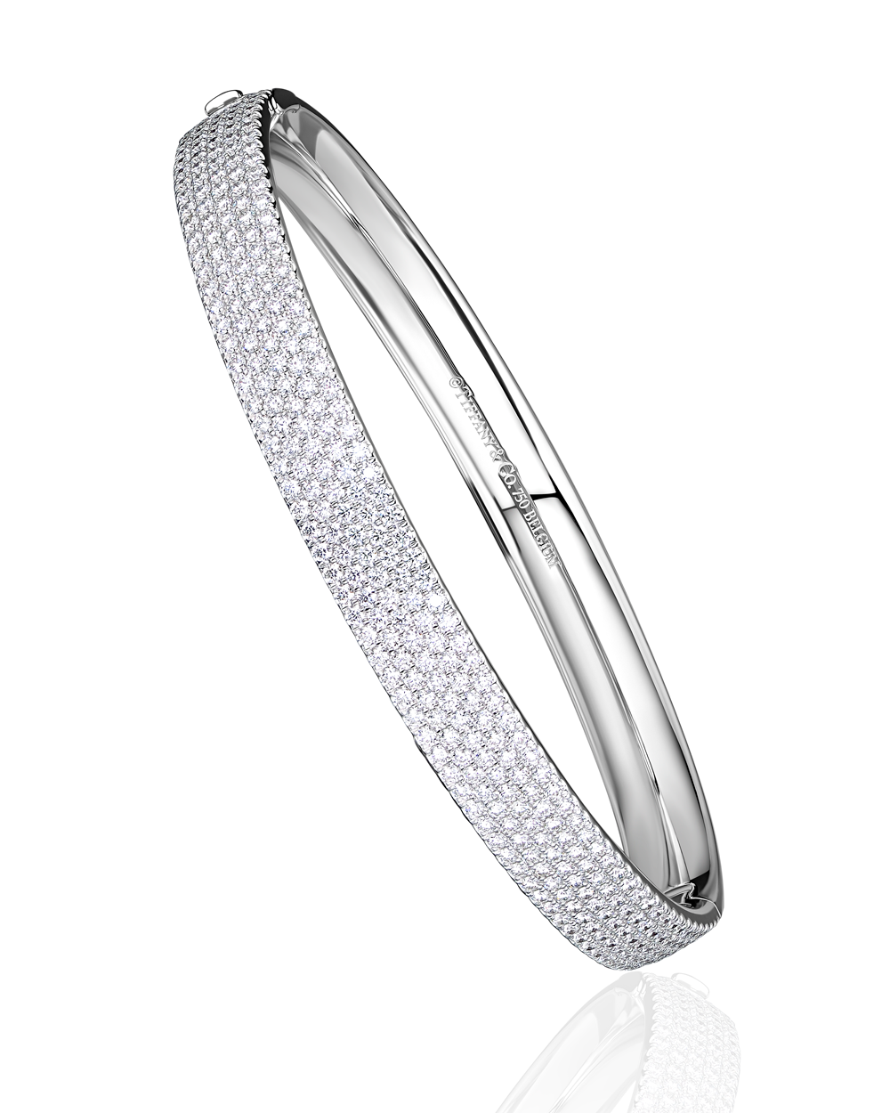 Браслет Tiffany & Co 5 Row White Gold Bracelet(31535) №2