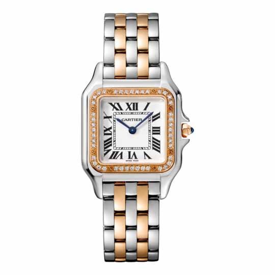 Швейцарские часы Cartier Panthere de Steel Rose Gold Diamonds Medium Model W3PN0007(50313) №2