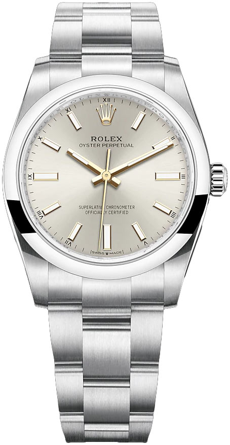 Швейцарские часы Rolex Oyster Perpetual 34 124200(35216) №2