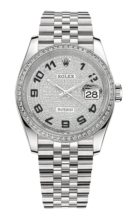 Швейцарские часы Rolex DateJust 36 mm Diamond Dial Custom 116200(36625) №2
