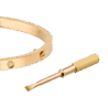 Браслет Cartier LOVE Bracelet 4 Diamonds B6035919(37740) №2