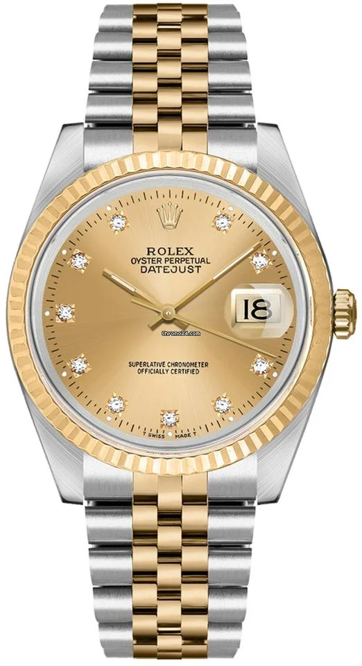 Швейцарские часы Rolex Datejust 36 16233(42888) №2