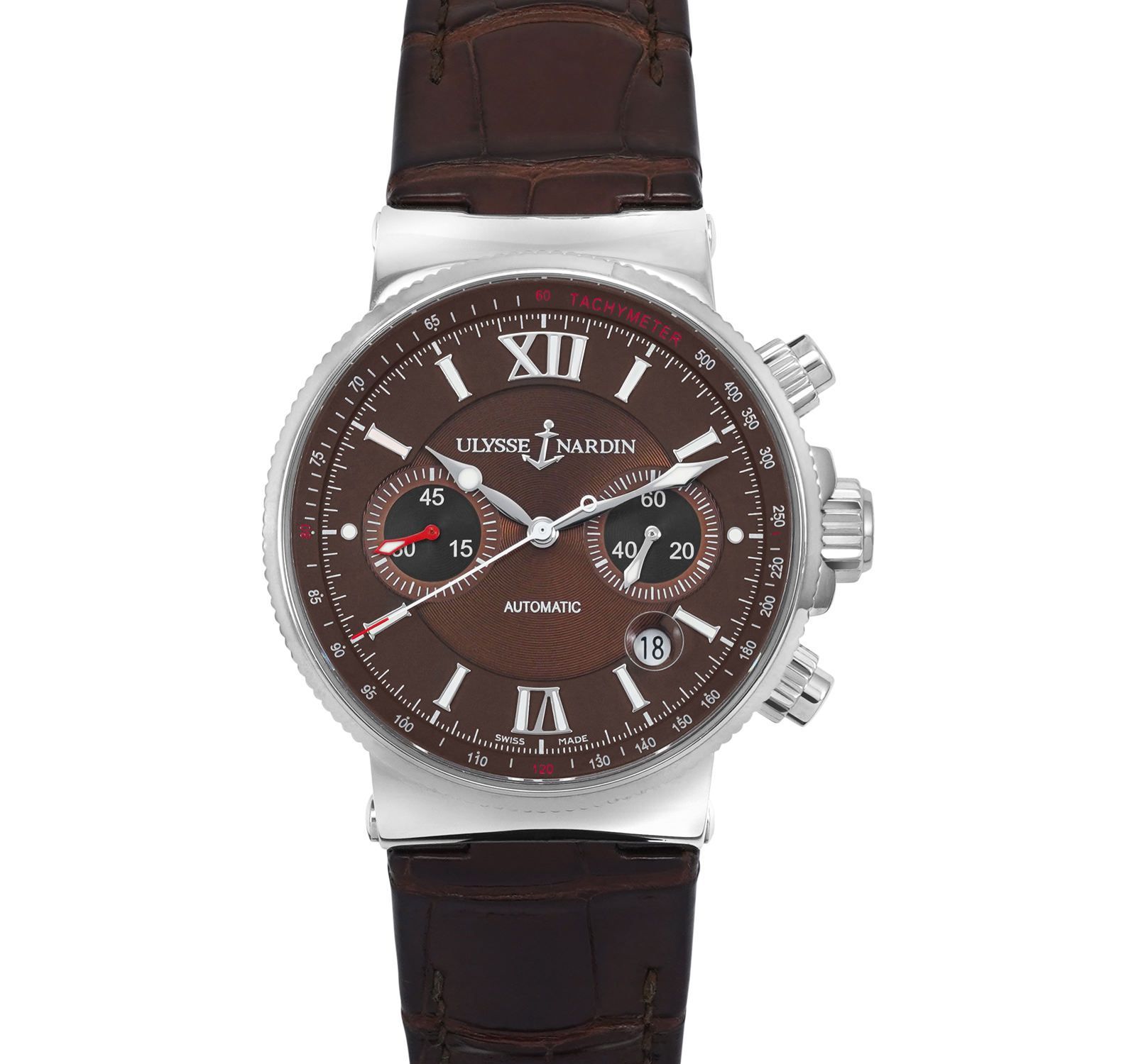 Швейцарские часы Ulysse Nardin Maxi Marine Chronograph 353-66(44900) №4