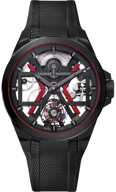 Швейцарские часы Ulysse Nardin Sceleton X Tourbillon BLAST 1723-400-3B/Black(44973) №2