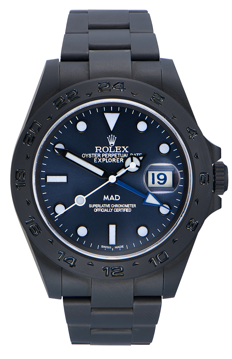 Швейцарские часы Rolex Explorer II MAD Paris Black&Blue Edition 216570(49125) №3
