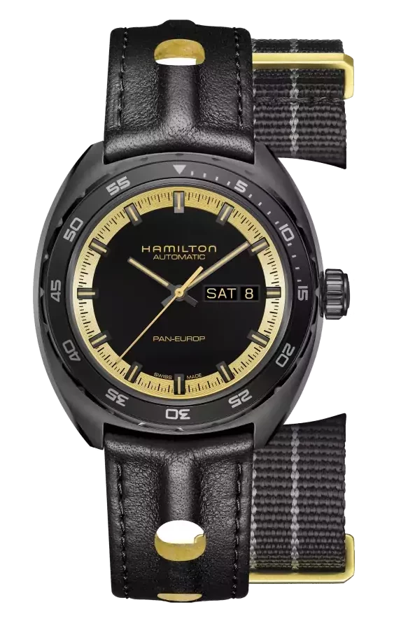 Швейцарские часы Hamilton American Classic Pan Europ H35425730(49570) №4