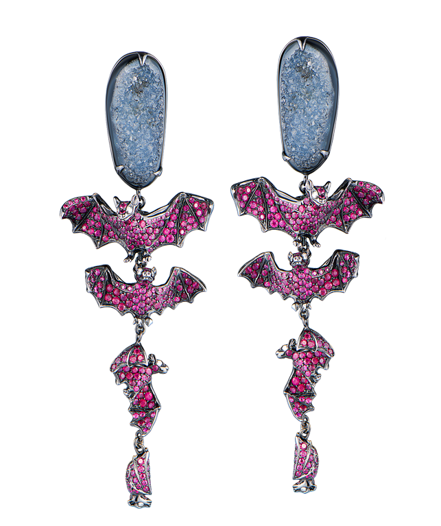 Серьги Lydia Courteille Parents Bats Earrings Piece Unique(50694) №3