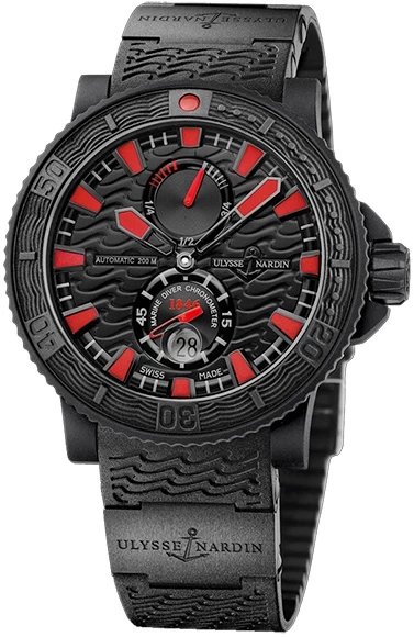 Швейцарские часы Ulysse Nardin Diver Black Sea Red Edition 263-92-3C(50466) №2