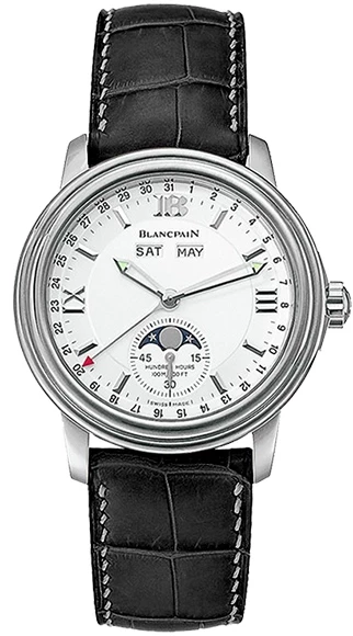 Швейцарские часы Blancpain Leman Moon Phase Calendar Triple Date 2763-1127A-53(51271) №2