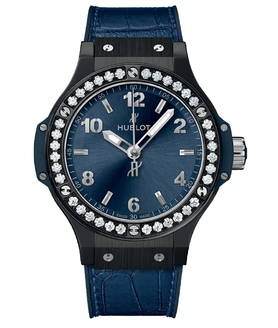 Швейцарские часы Hublot Big Bang Ceramic Blue Diamonds 361.CM.7170.LR.1204(51592) №2