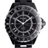 Швейцарские часы Chanel Black Ceramic J12 GMT Automatic H2012 (52478) №1