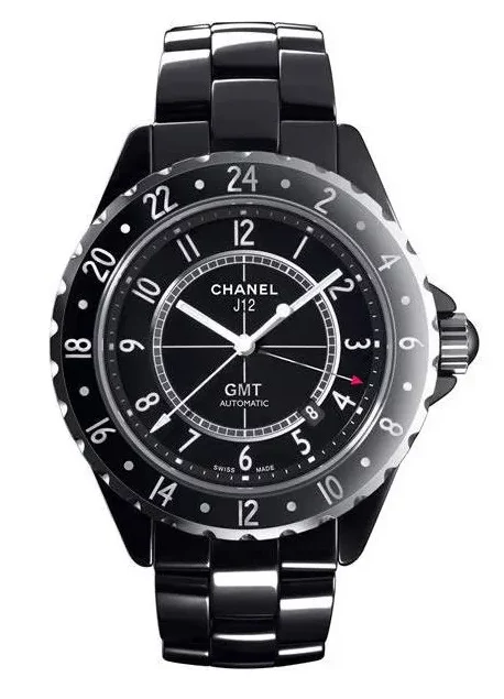 Швейцарские часы Chanel Black Ceramic J12 GMT Automatic H2012 (52478) №2