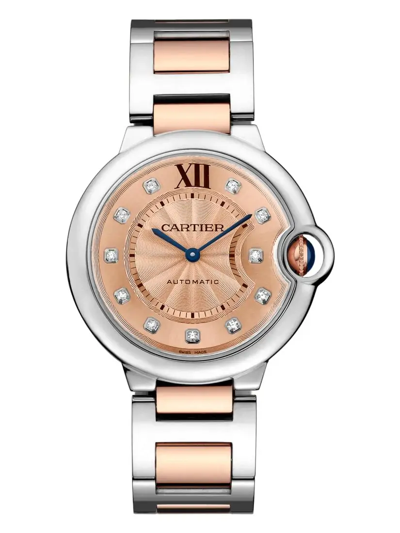 Швейцарские часы Cartier Ballon Bleu De Rose Gold and Steel WE902054(52777) №2