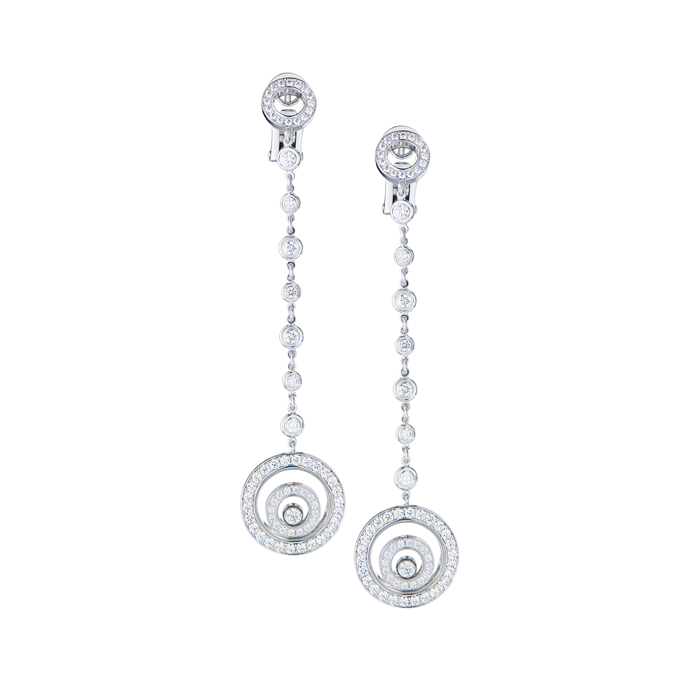 Серьги Chopard Happy Spirit White Gold Earrings 846258(53923) №2