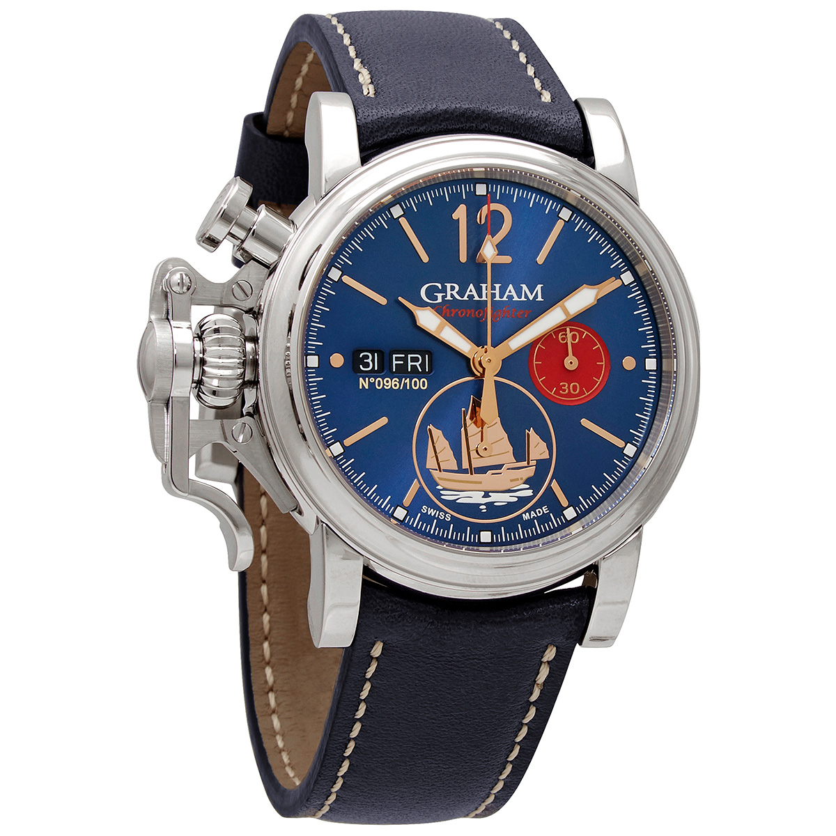 Швейцарские часы Graham Chronofighter Vintage "Golden Junk" Limited Edition 2CVAS.U15A (55321) №2