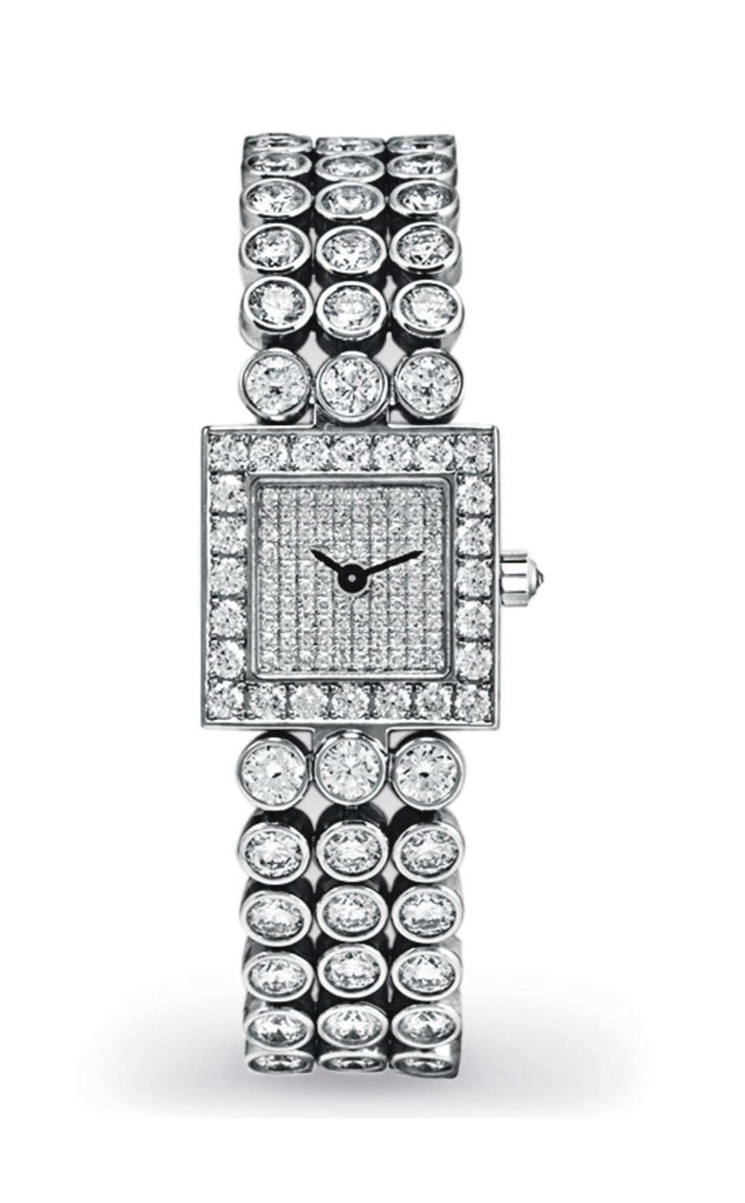 Швейцарские часы Harry Winston Boutique Square Extremely Rare Signature Diamond and Platinum Watch 120LQ18P(55551) №2