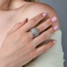 Кольцо No name 3,35 ct Round Cut Diamonds & White Gold(41682) №3