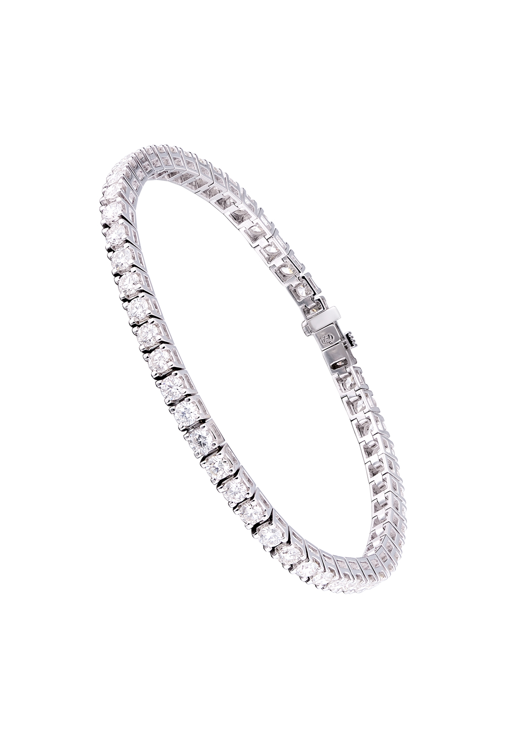 Браслет No name 6,50 ct G-H/SI2 Tennis White Gold Diamonds(52922) №3