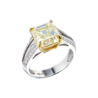 Кольцо No name 5,11 ct O-P/VS2 Asscher Cut Diamond(49887) №1