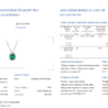 Подвеска No name 0,84 ct Natural Emerald Cushion & 0,20 ct Diamonds(41555) №3