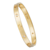 Браслет No name в стиле Love 4 Diamonds Yellow Gold (SIZE 17)(51150) №1