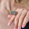 Кольцо Scavia Jewels Multigemstone Ring With 2.33 ct Heart Emerald(40683) №4