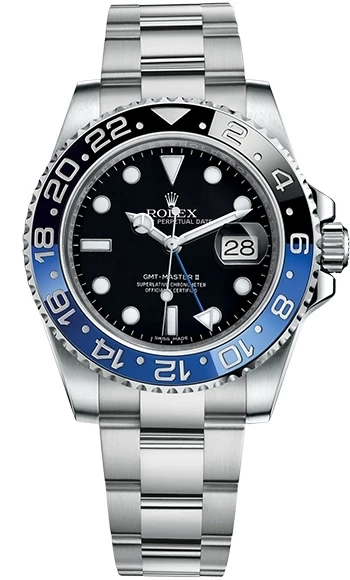 Швейцарские часы Rolex GMT-Master II 40 мм 116710BLNR(54791) №2