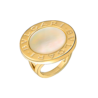 Кольцо Bvlgari Mother of Pearl Yellow Gold(46421) №1