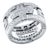Кольцо Bvlgari Parentesi White Gold & Diamonds AN854130(49038) №1
