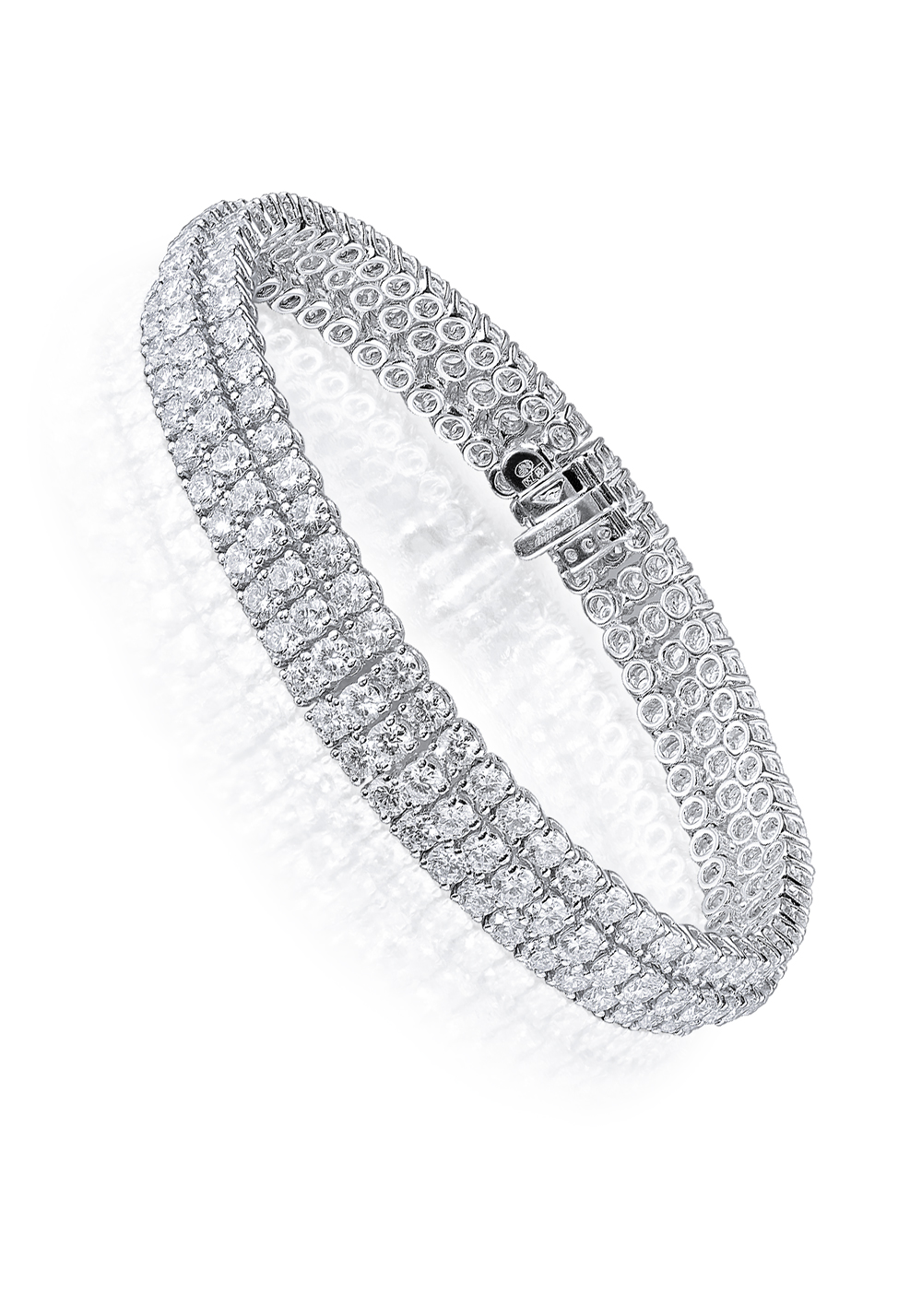 Браслет Mercury Classic White Gold Diamonds Bracelet MB17289/WG/3SM(12564) №6