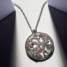 Подвеска Piaget Limelight White Gold Diamonds Pink Sapphires Pendant G33L4300(12585) №3