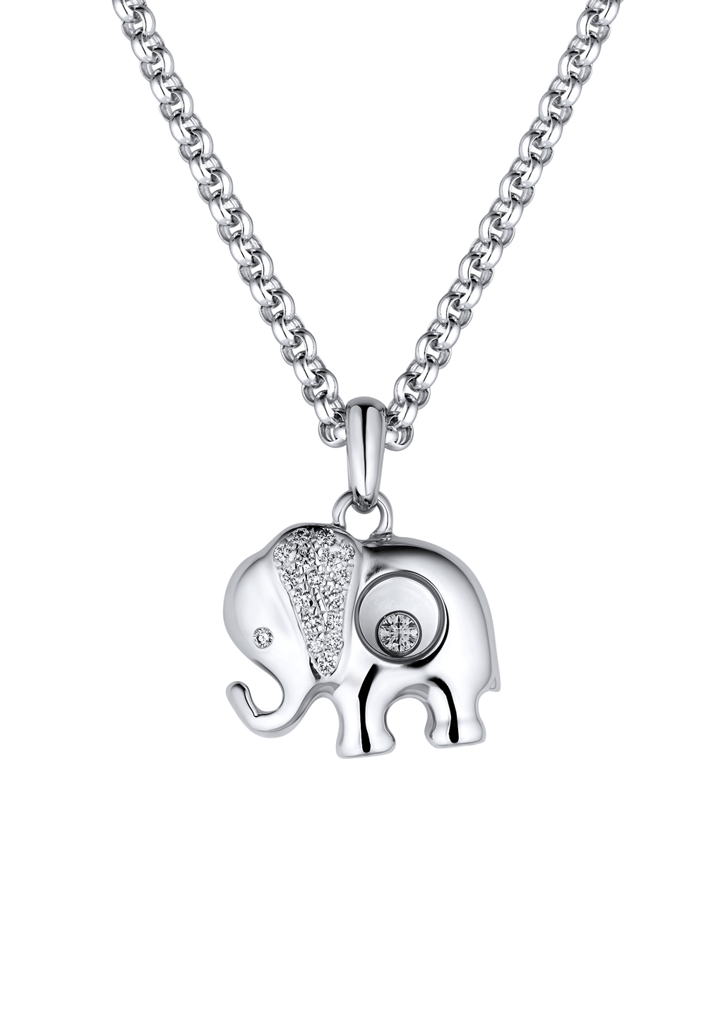 Подвеска Chopard Happy Diamonds Elephant White Gold 79/2277(44872) №2