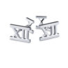 Запонки Tiffany & Co Atlas White Gold Cufflinks(12619) №1