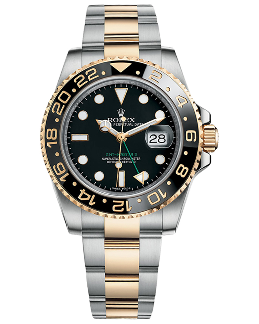 Швейцарские часы Rolex GMT-Master II 40 мм Steel and Yellow Gold 116713LN(12531) №2