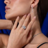 Кольцо No name с бриллиантом 3,36 ct F/VS1 МГУ(12407) №4