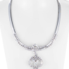 Колье No name 11,06 ct Round, Baguette, Marquise, Pear Cut Diamonds & White Gold(51543) №1